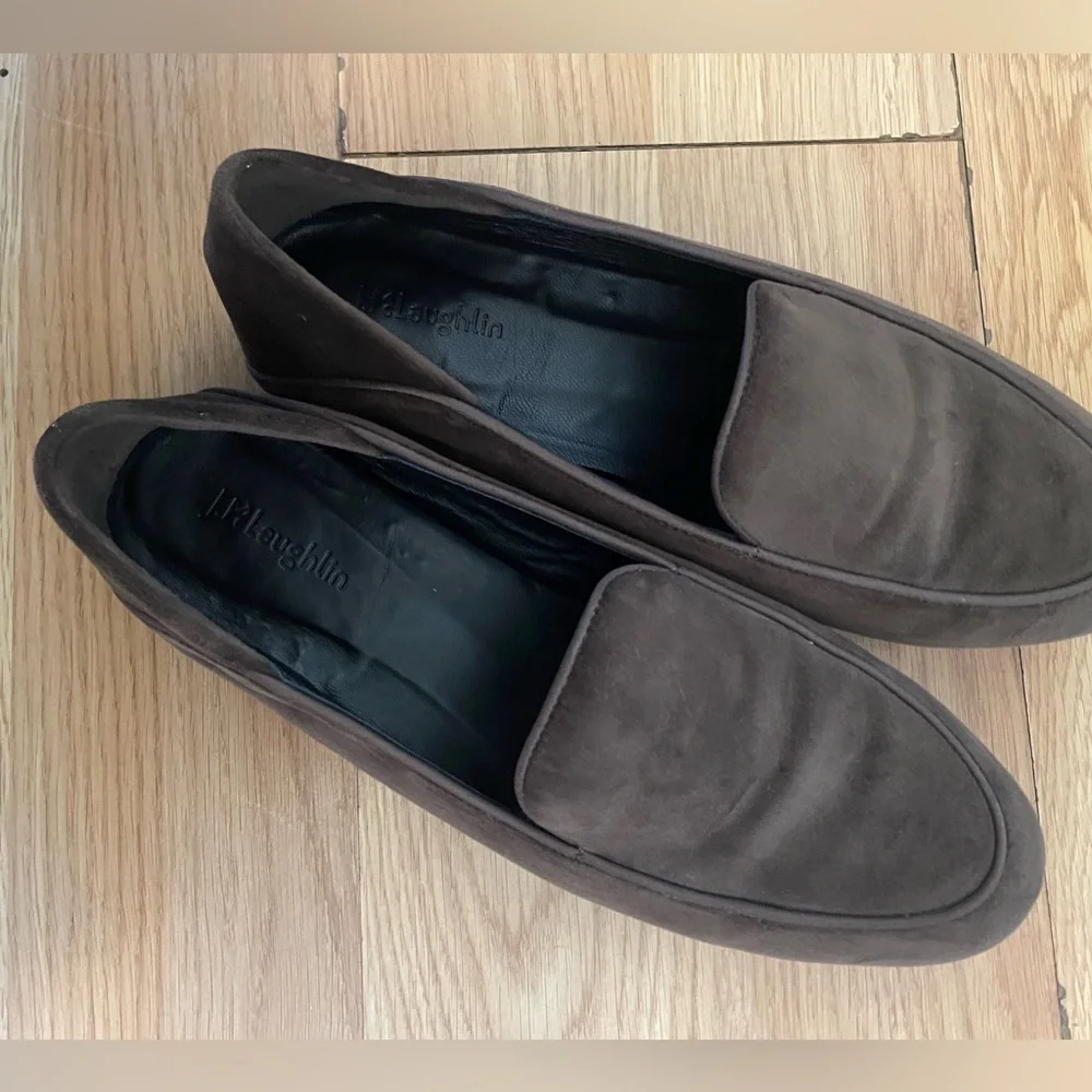 J. McLaughlin Brown Suede Loafers - Picture 4 of 4